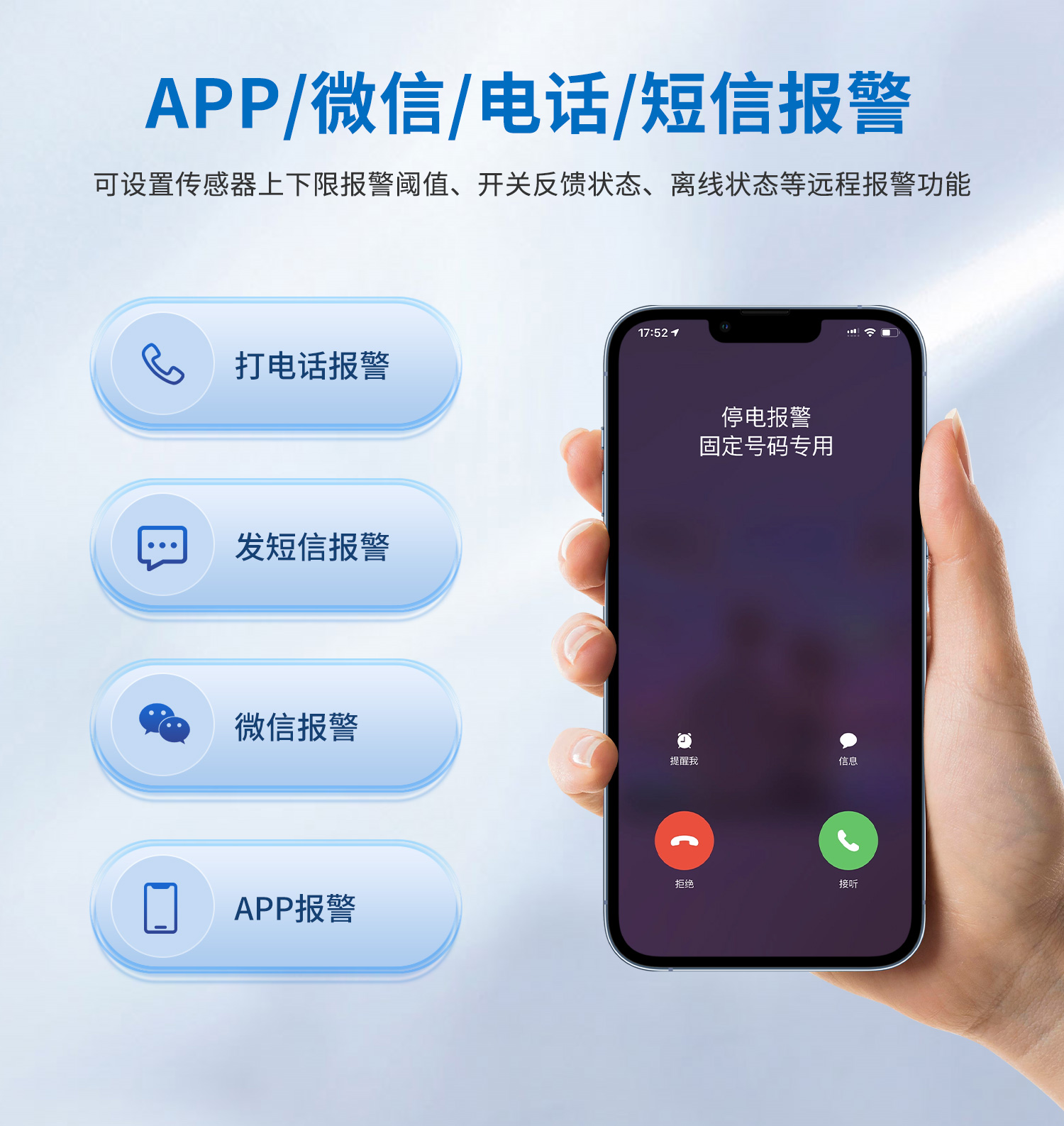 多方式預(yù)警、通知