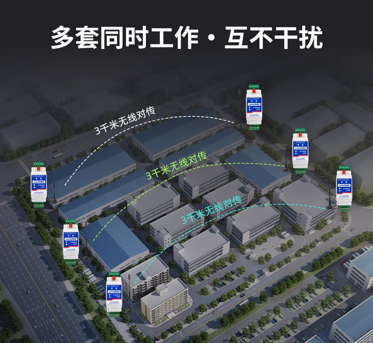多套工作，互不干擾
