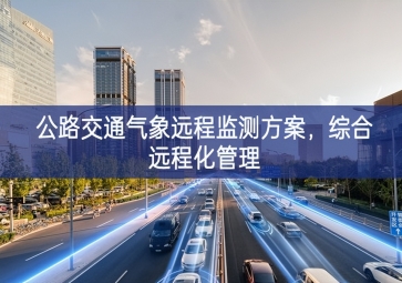 「智慧城市」公路交通氣象遠(yuǎn)程監(jiān)測(cè)方案，綜合遠(yuǎn)程化管理