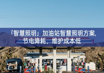 「智慧照明」加油站智慧照明方案,節(jié)電降耗，維護成本低