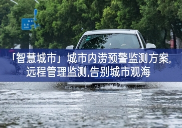「智慧城市」城市內(nèi)澇預(yù)警監(jiān)測方案,遠程管理監(jiān)測,告別城市觀海
