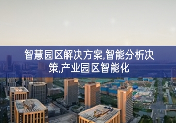 「智慧城市」智慧園區(qū)解決方案，智能分析決策，產(chǎn)業(yè)園區(qū)智能化