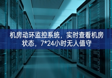 機房動環(huán)監(jiān)控系統(tǒng)，實時查看機房狀態(tài)，7*24小時無人值守