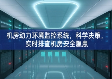 機房動力環(huán)境監(jiān)控系統(tǒng)，科學決策，實時排查機房安全隱患